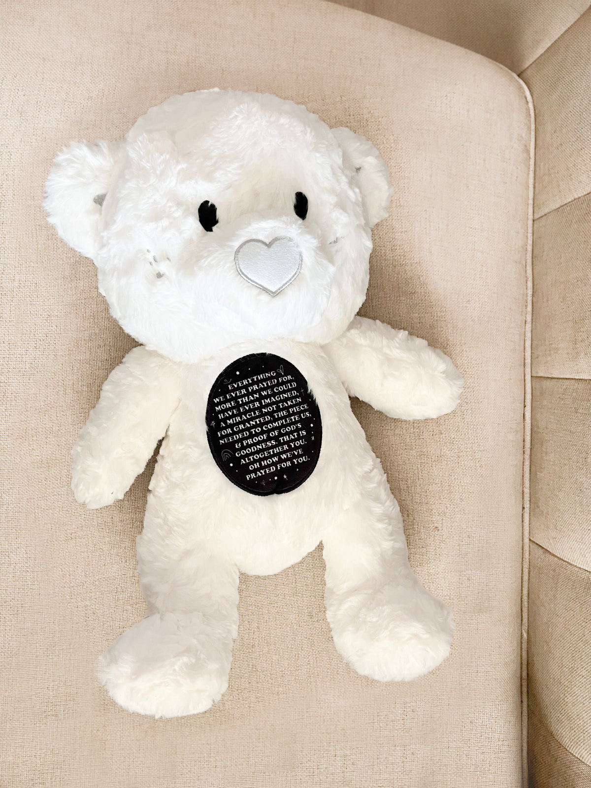 Everything We Ever Prayed For Bear Stuffy