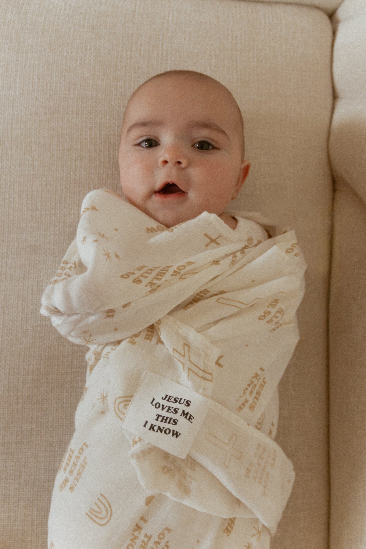 Jesus Loves Me This I Know Swaddle Blanket