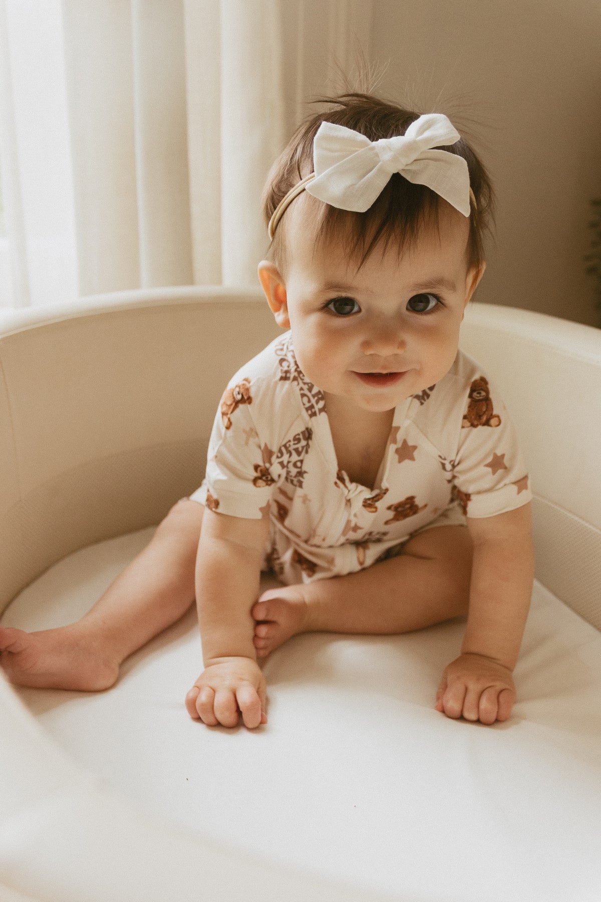 Jesus Loves You Beary Much Bamboo Short Jumpsuit