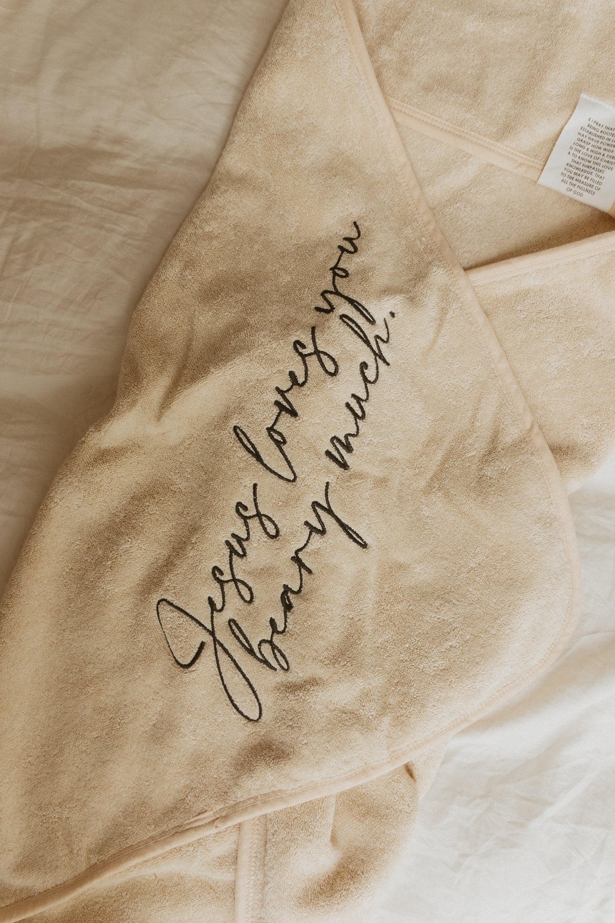 Jesus Loves You Beary Much Towel