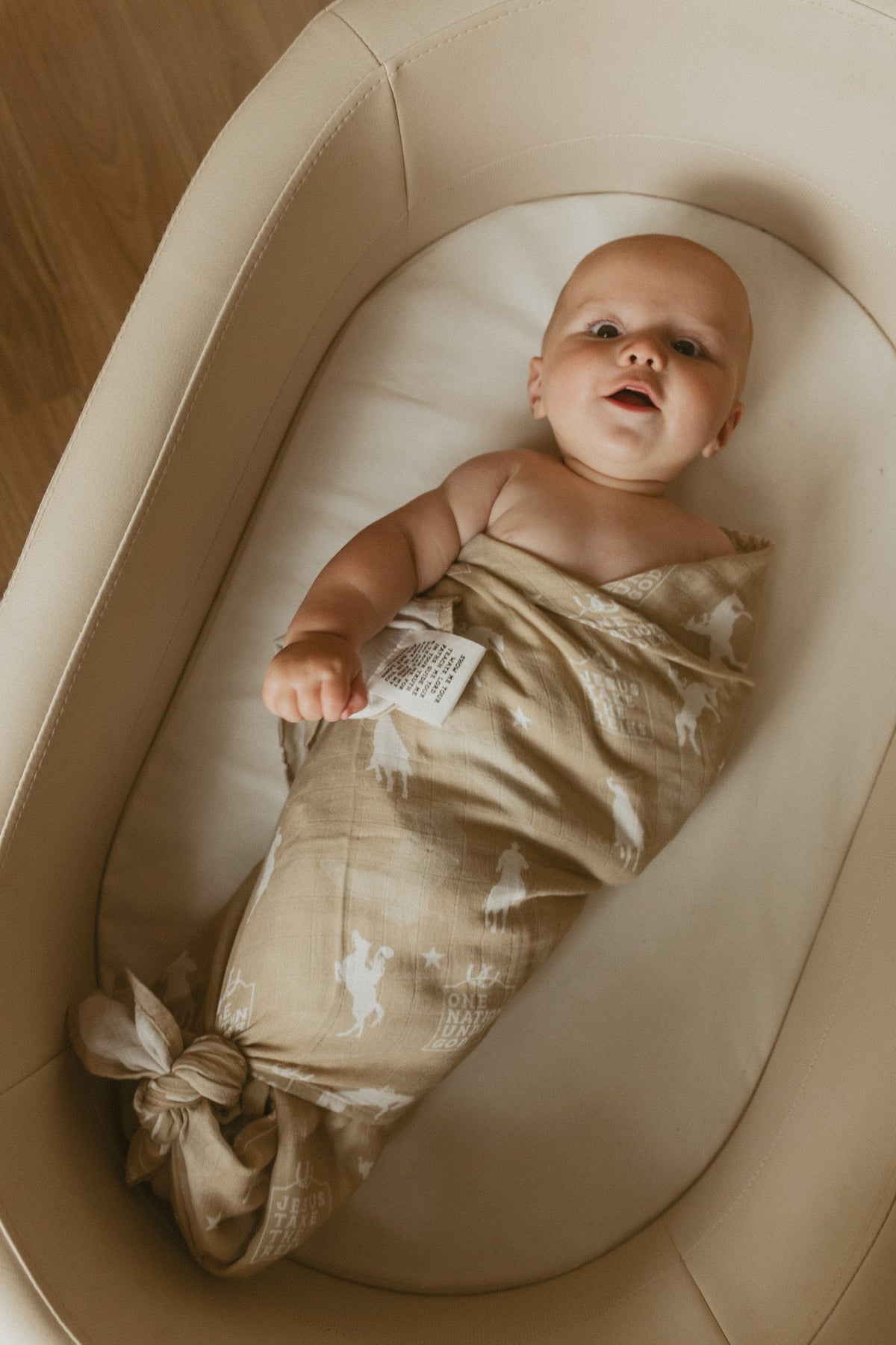 Jesus Take The Reins Cowboy Swaddle Blanket
