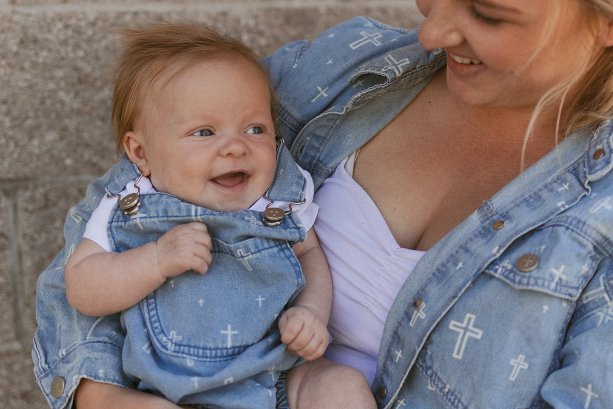 Holy Forever Denim Romper