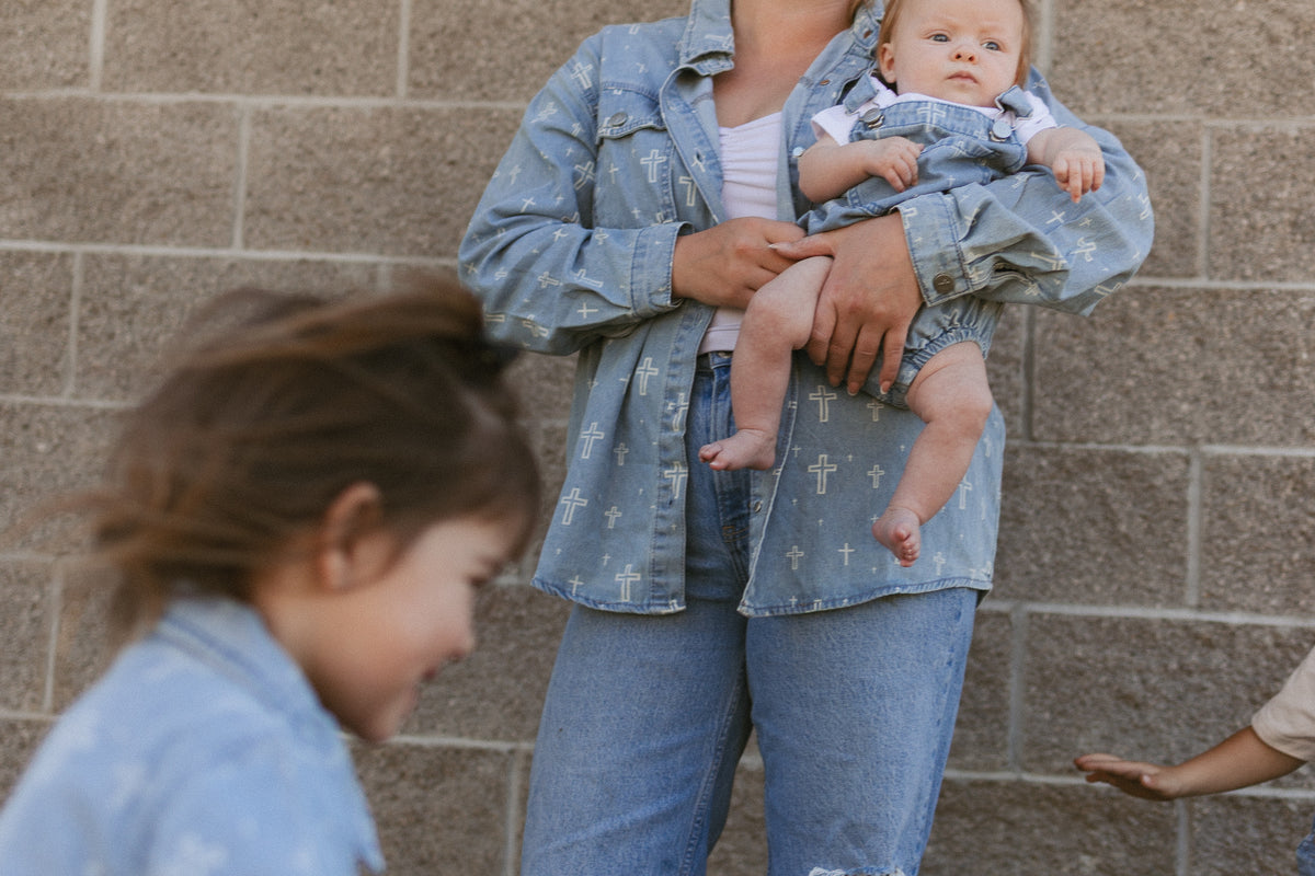 Holy Forever Oversized Denim Shirt