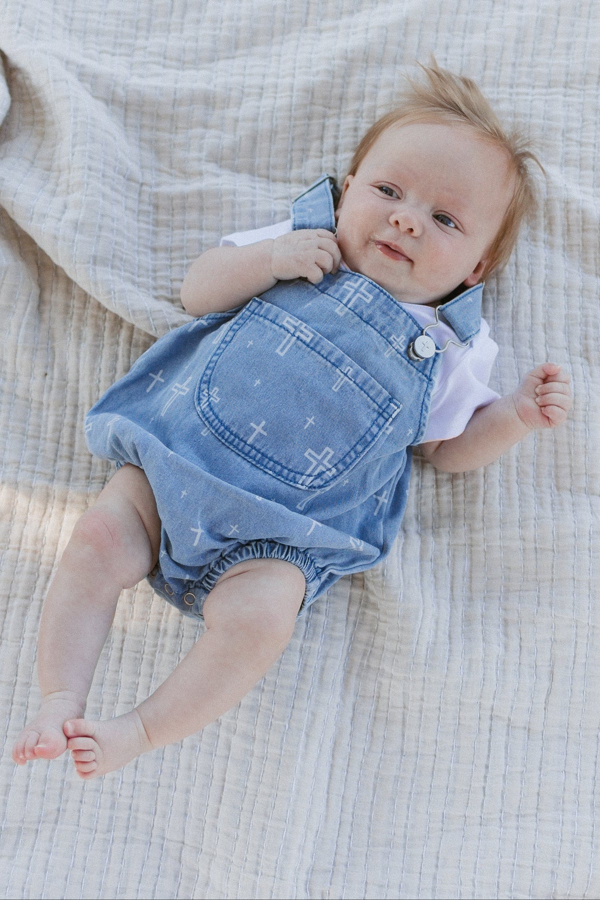 Holy Forever Denim Romper