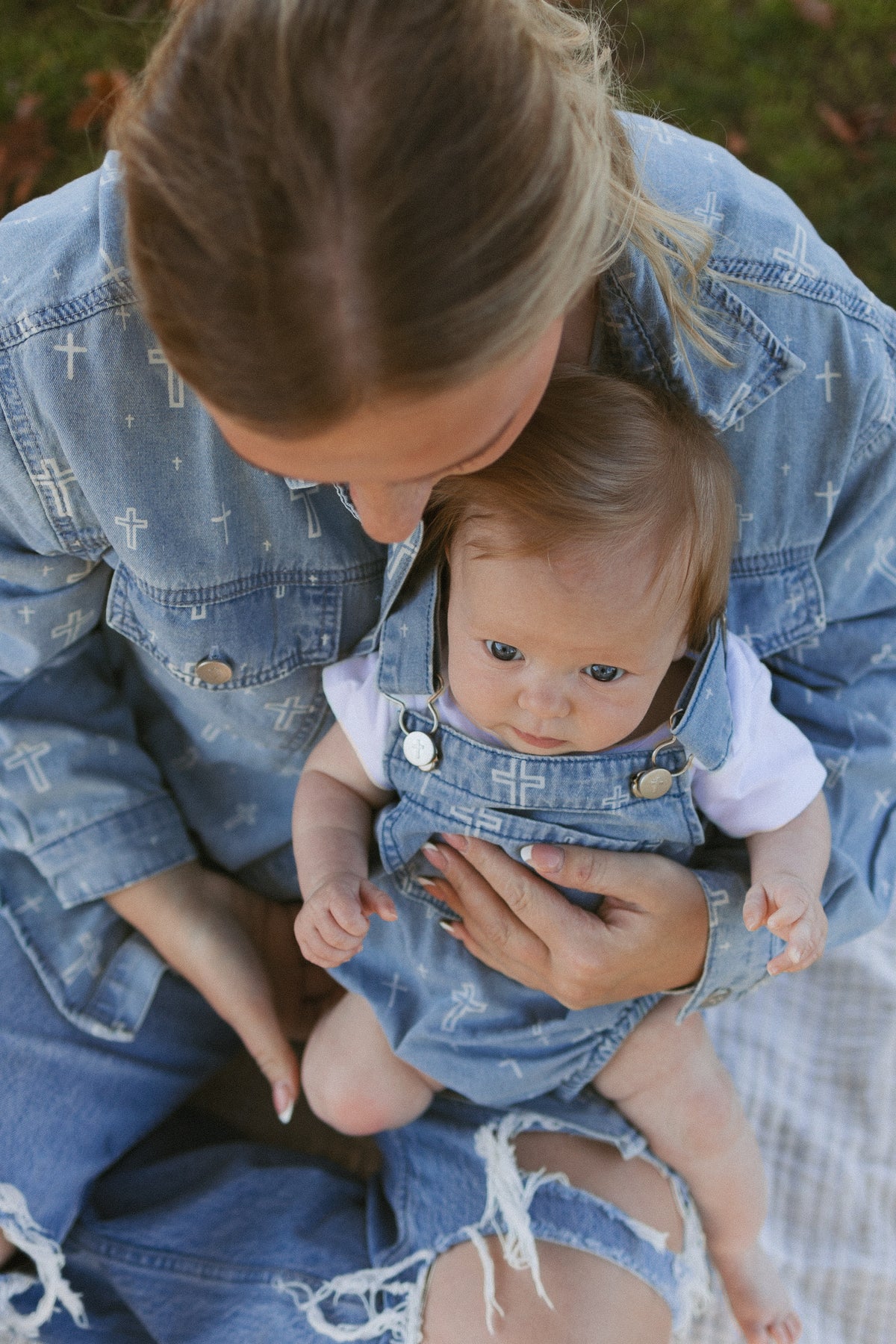 Holy Forever Denim Romper