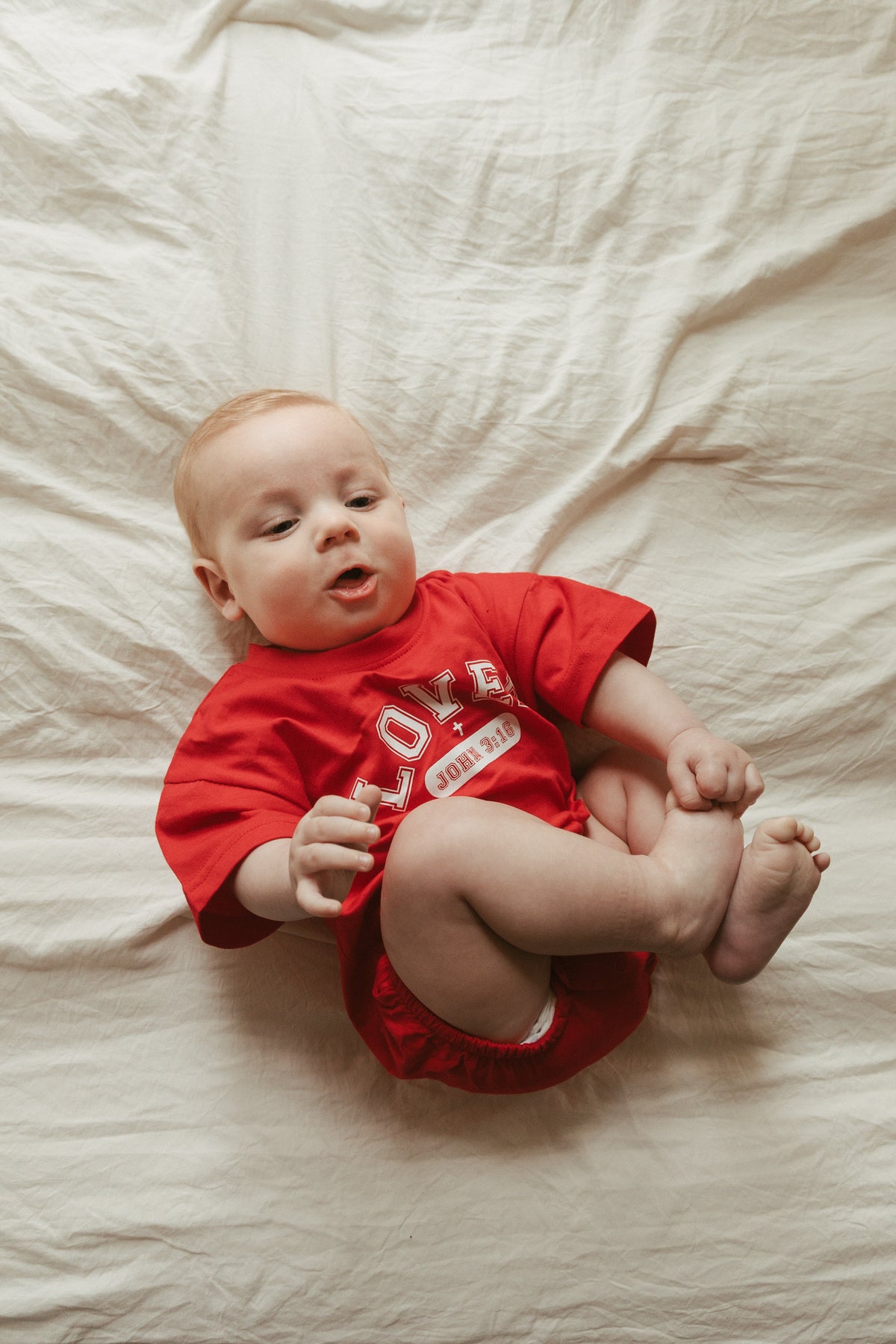John 3:16 Loved Bubble Bodysuit