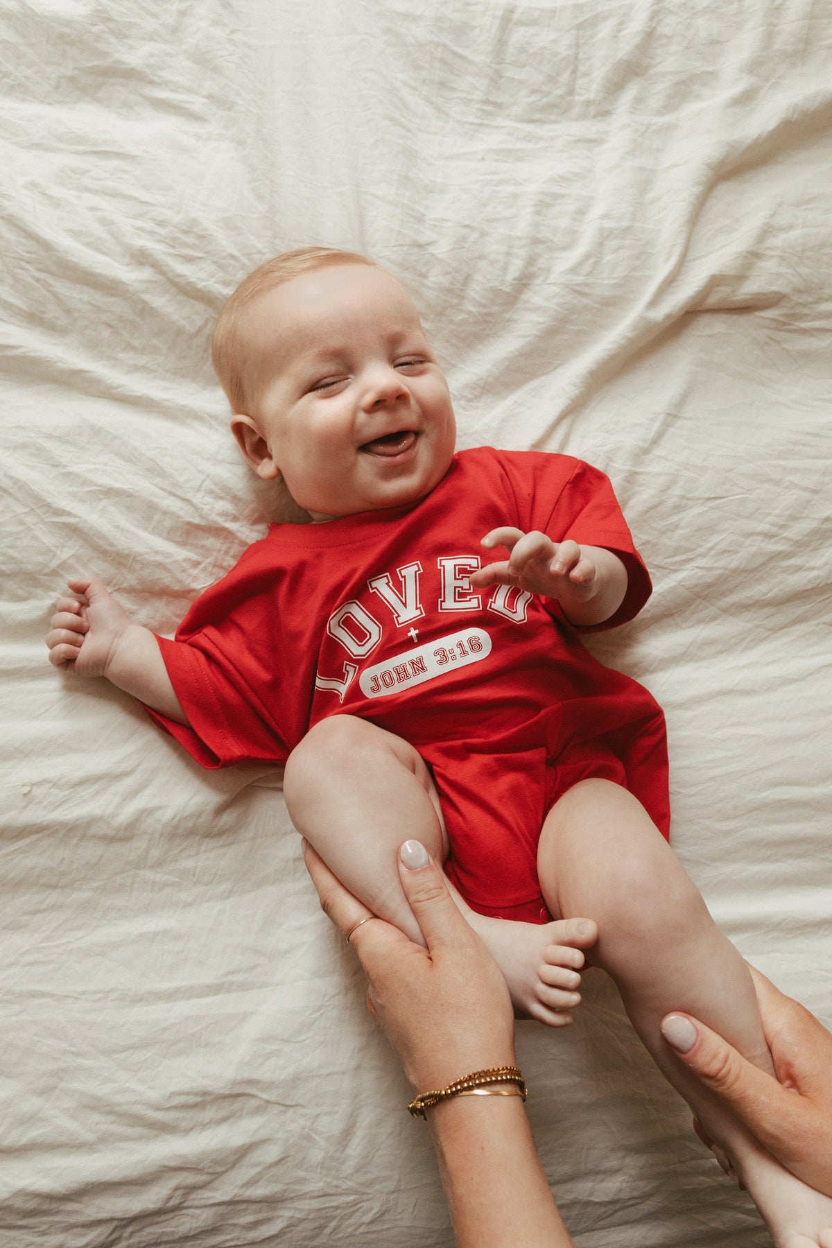 John 3:16 Loved Bubble Bodysuit