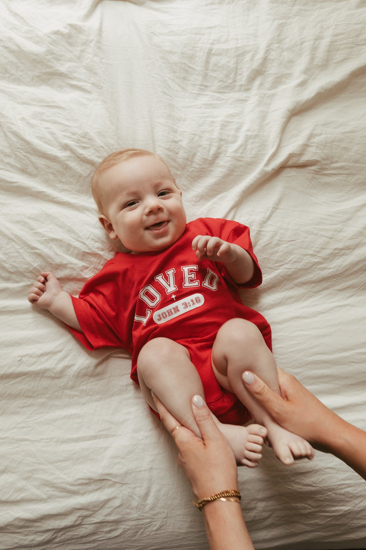 John 3:16 Loved Bubble Bodysuit