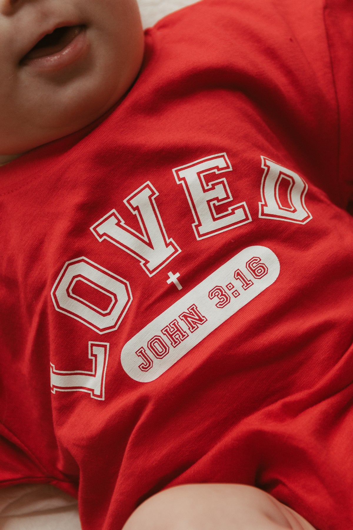 John 3:16 Loved Bubble Bodysuit