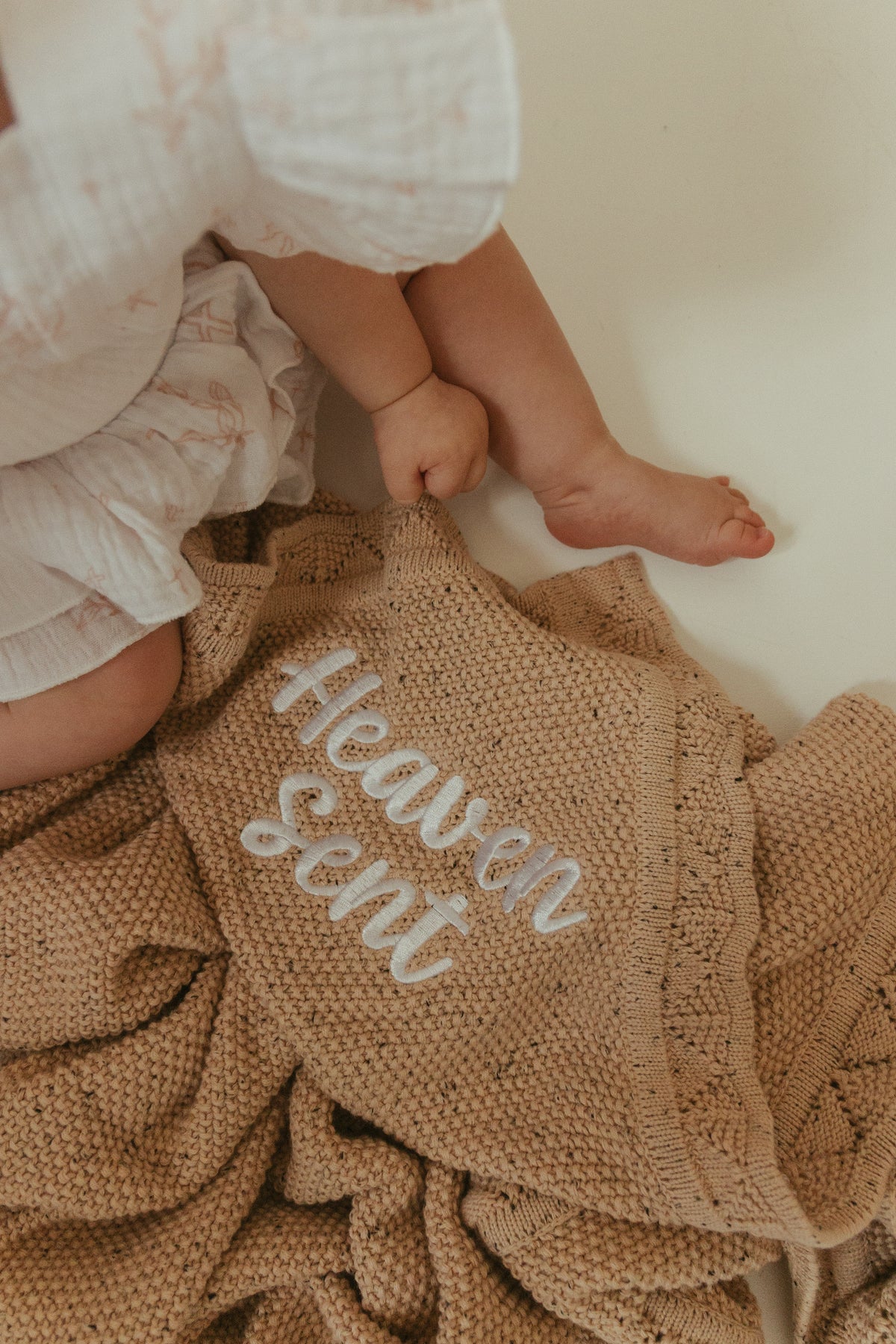 Heaven Sent Knit Blanket