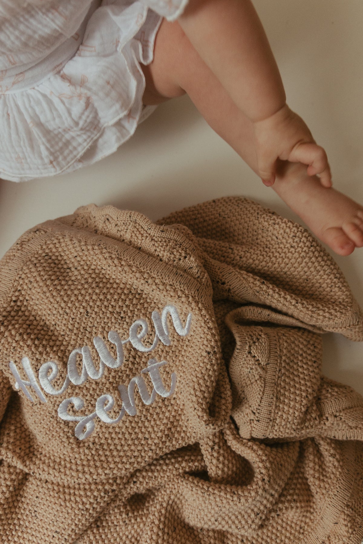 Heaven Sent Knit Blanket