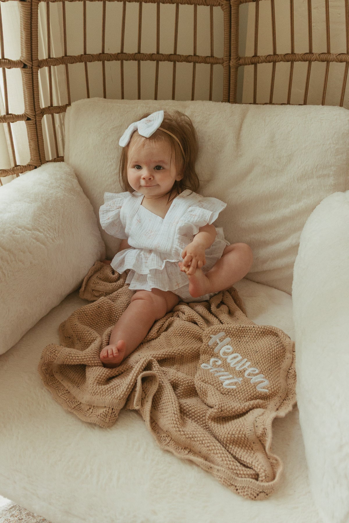 Heaven Sent Knit Blanket