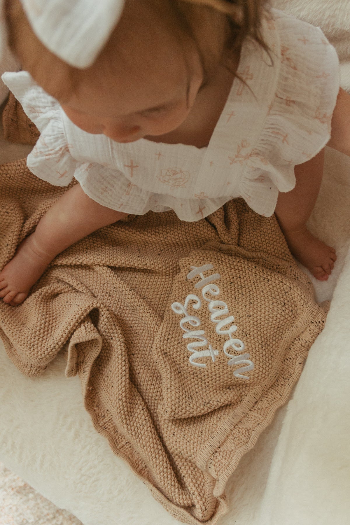 Heaven Sent Knit Blanket