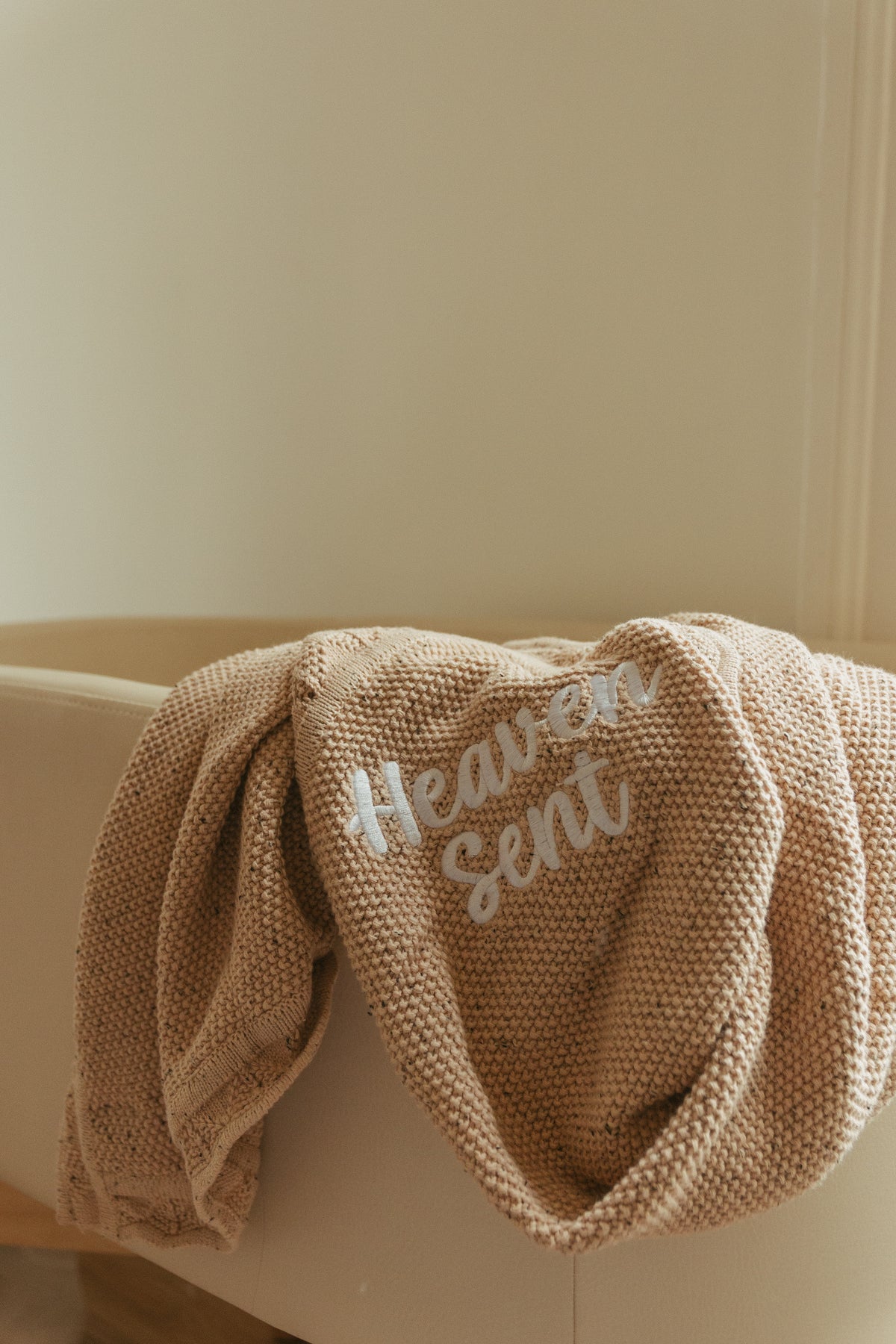 Heaven Sent Knit Blanket