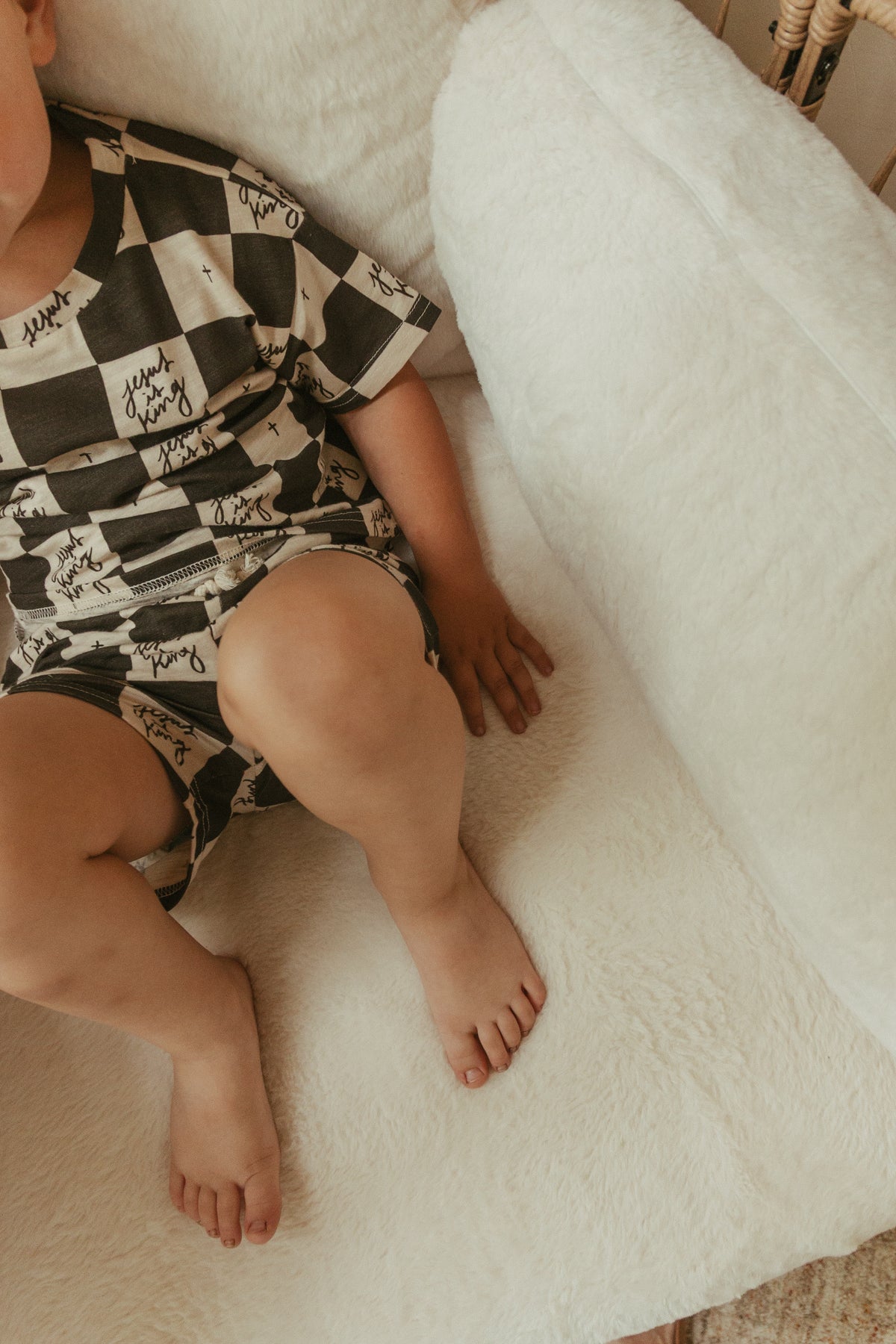 Jesus is King Checker Shorts & Tee Set