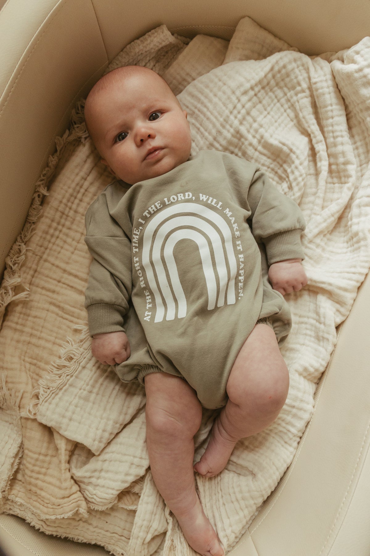 Isaiah Rainbow Bubble Jumpsuit