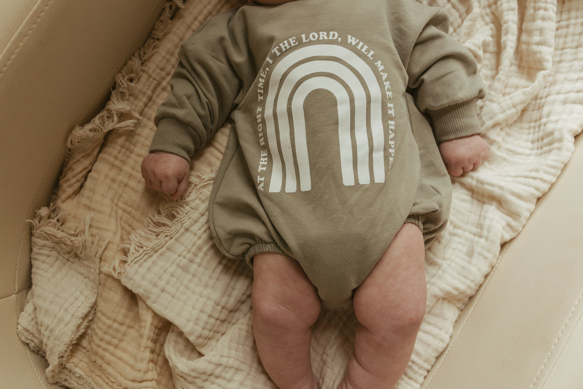 Isaiah Rainbow Bubble Jumpsuit