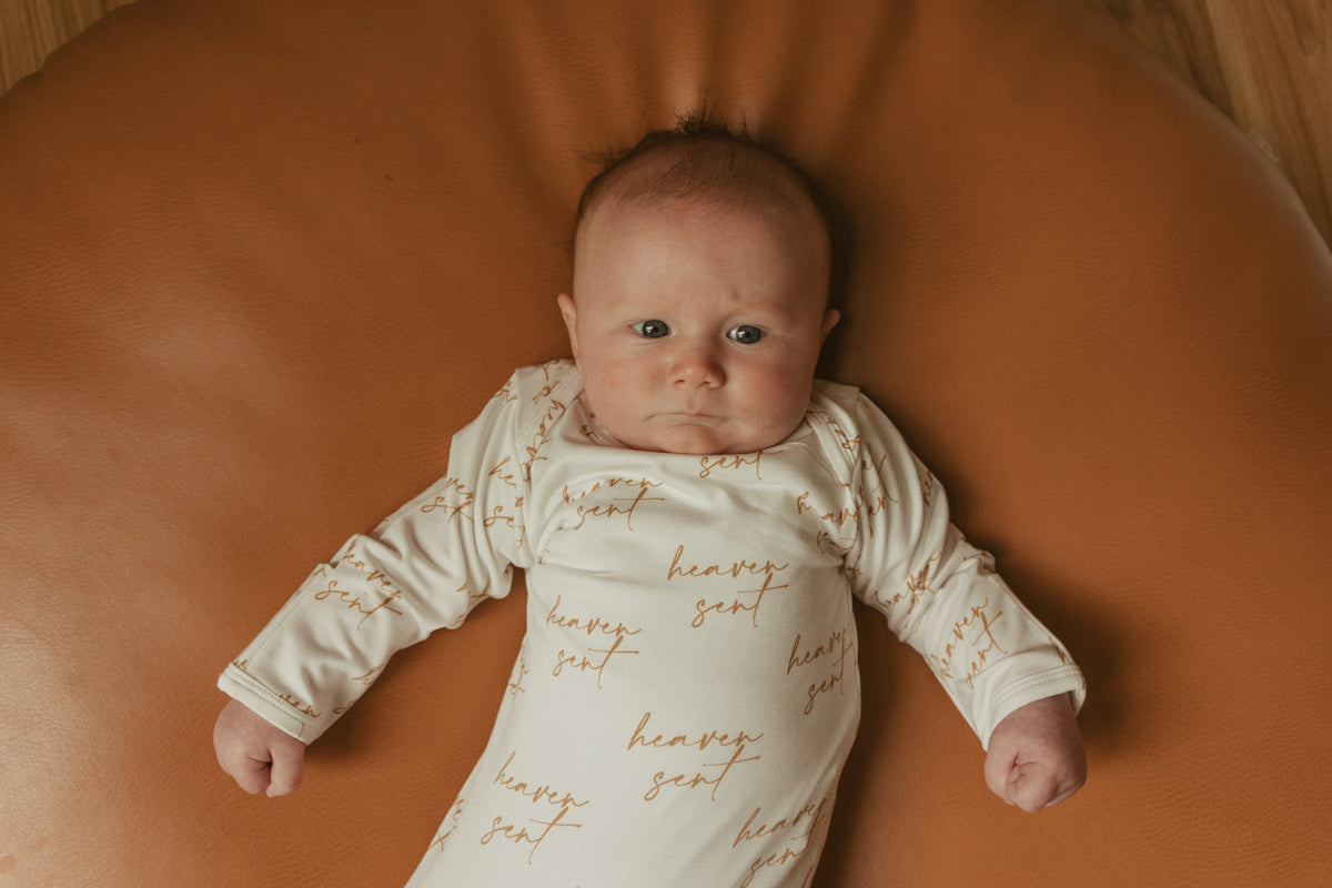 Heaven Sent Bamboo Gown & Matching Beanie