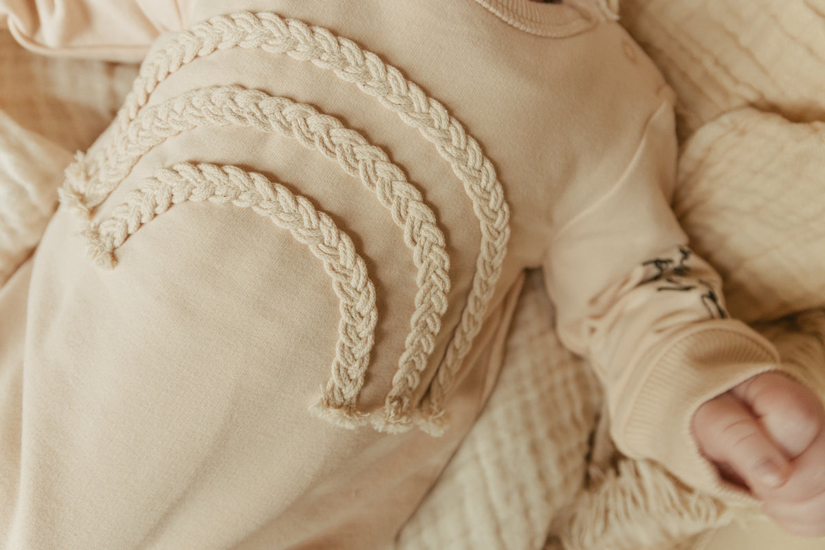 Answered Prayer Embroidered Rainbow Jumpsuit