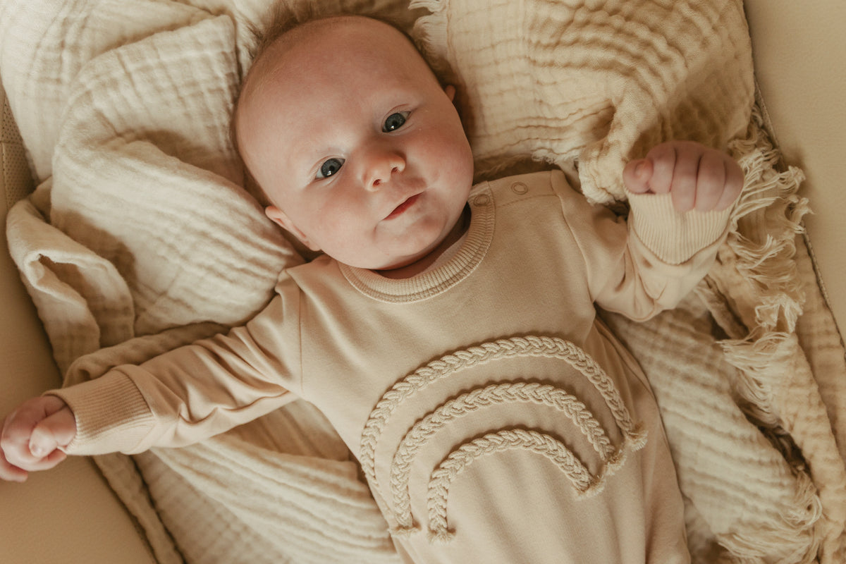 Answered Prayer Embroidered Rainbow Jumpsuit