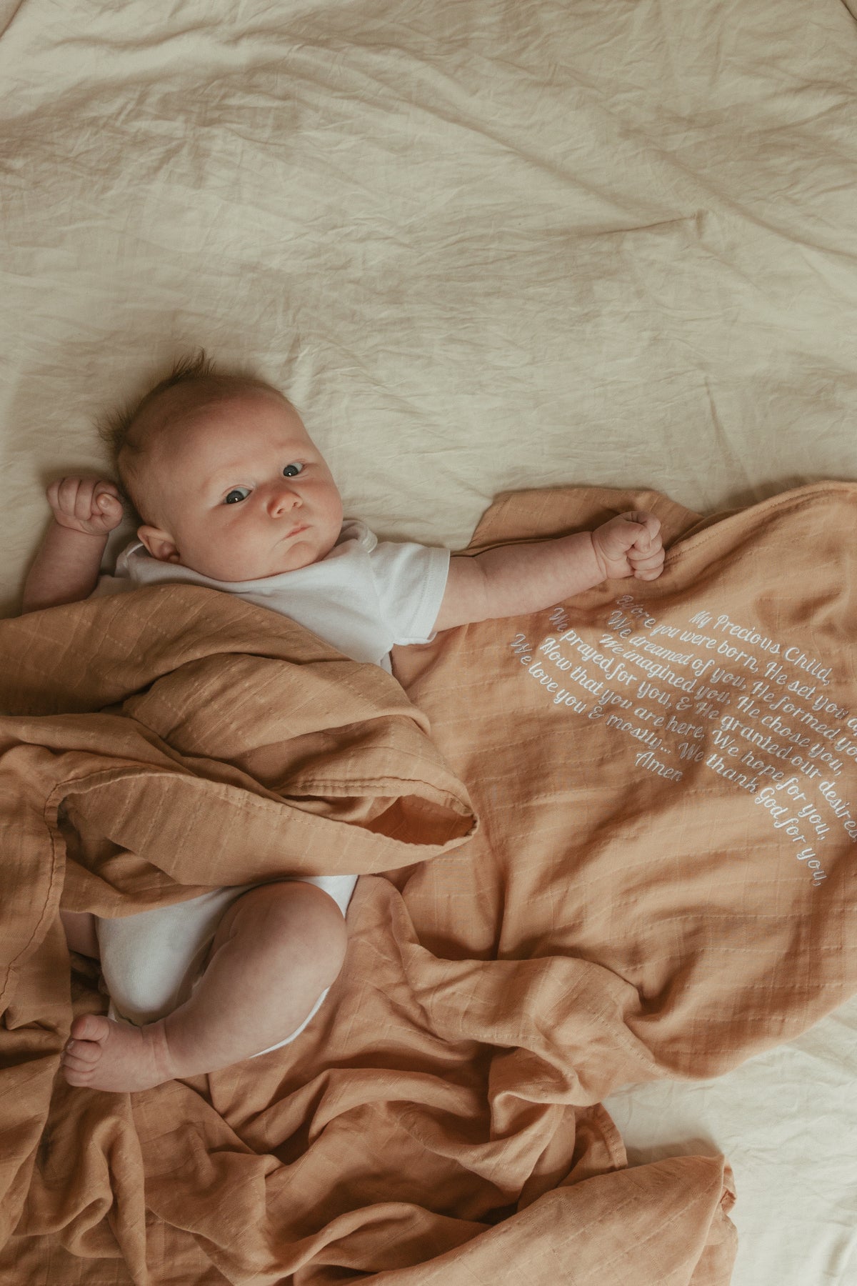 My Precious Child Embroidered Swaddle Blanket