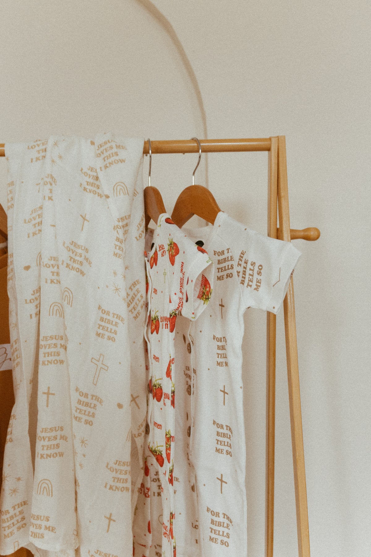 Jesus Loves Me This I Know Swaddle Blanket