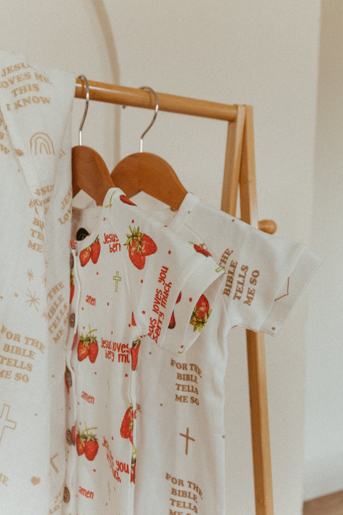 Jesus Loves You Berry Much Strawberry Jumpsuit