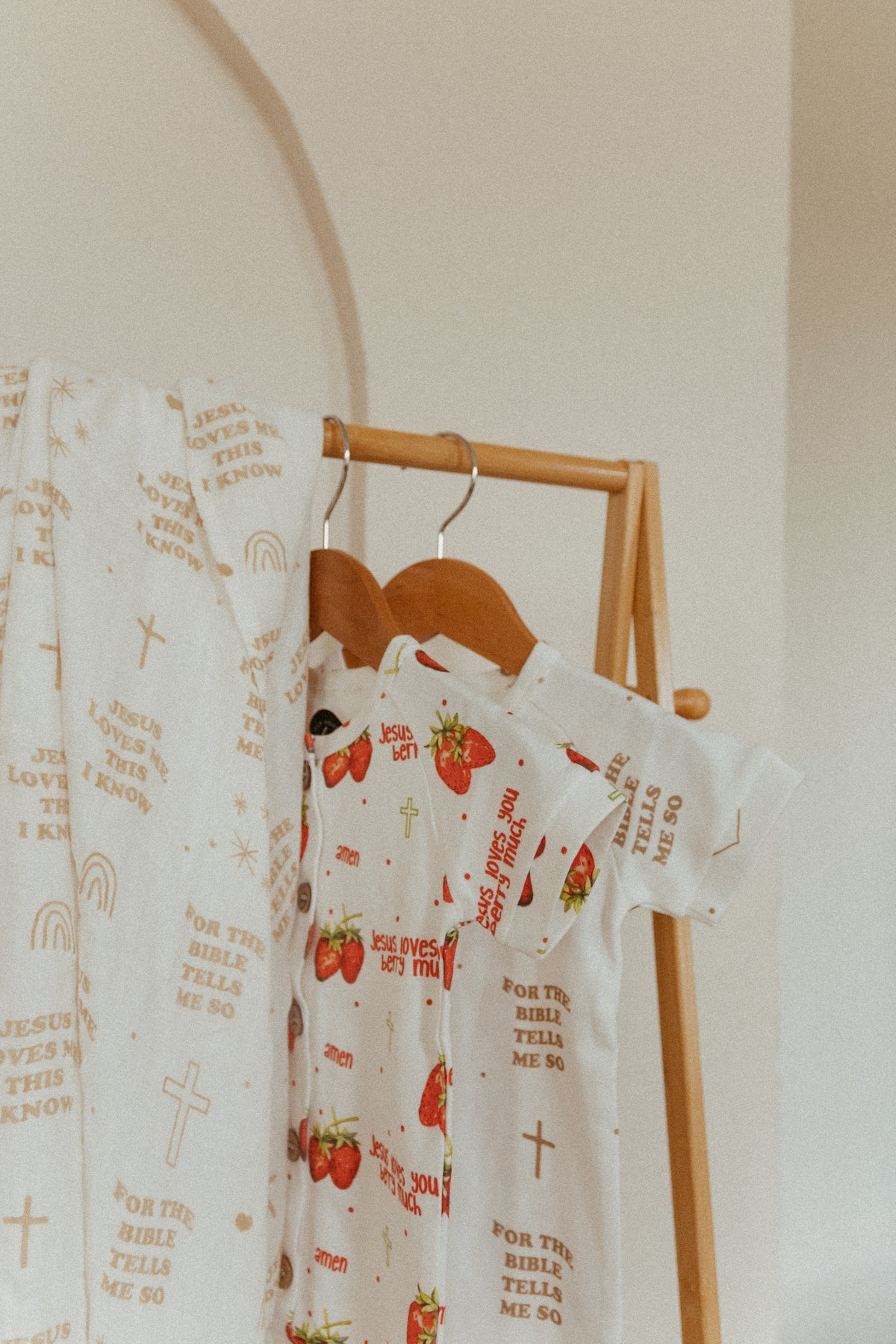 Jesus Loves You Berry Much Strawberry Jumpsuit