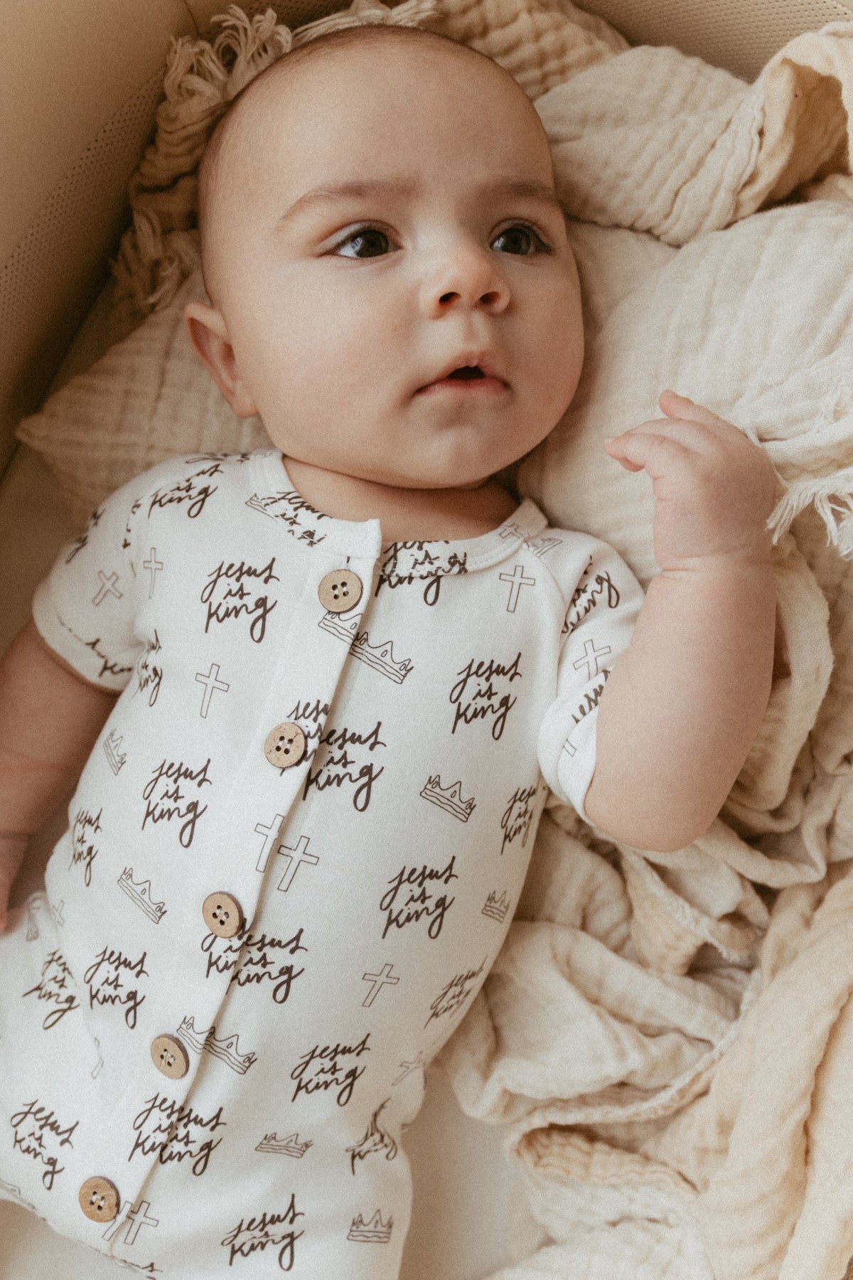 Jesus is King Crown Jumpsuit