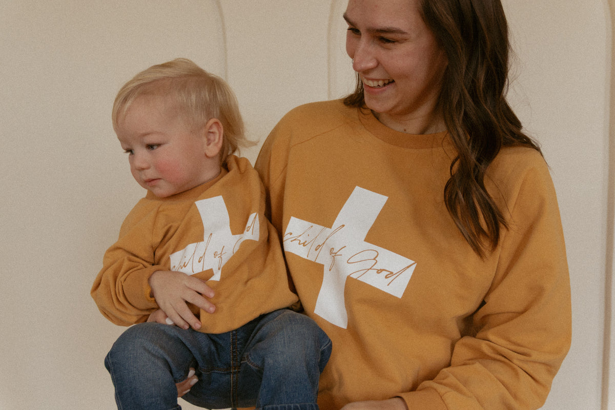 Child of God Adult Crewneck Sweater