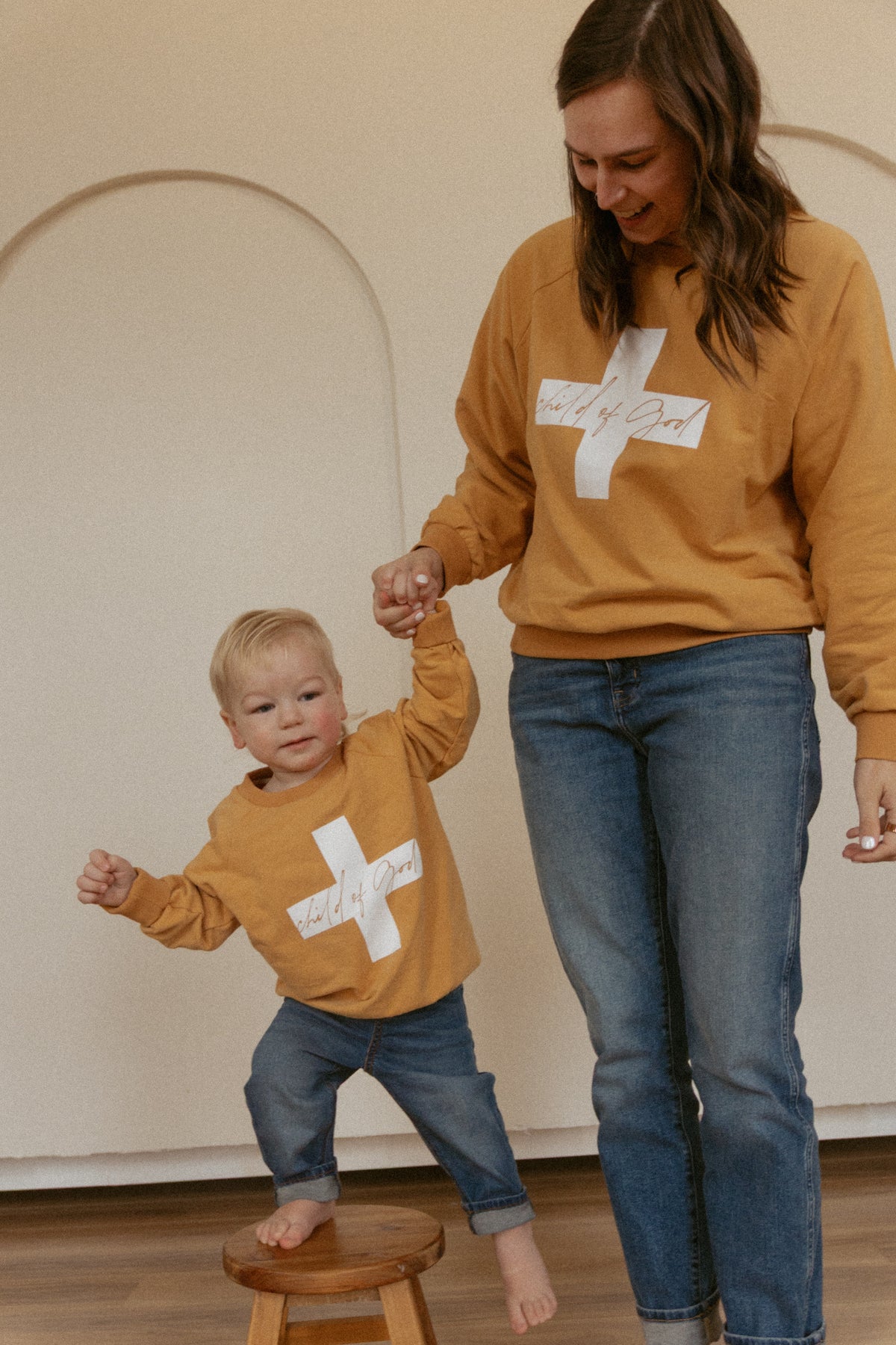 Child of God Adult Crewneck Sweater