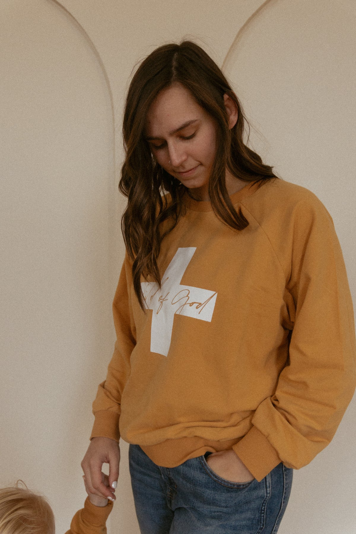 Child of God Adult Crewneck Sweater