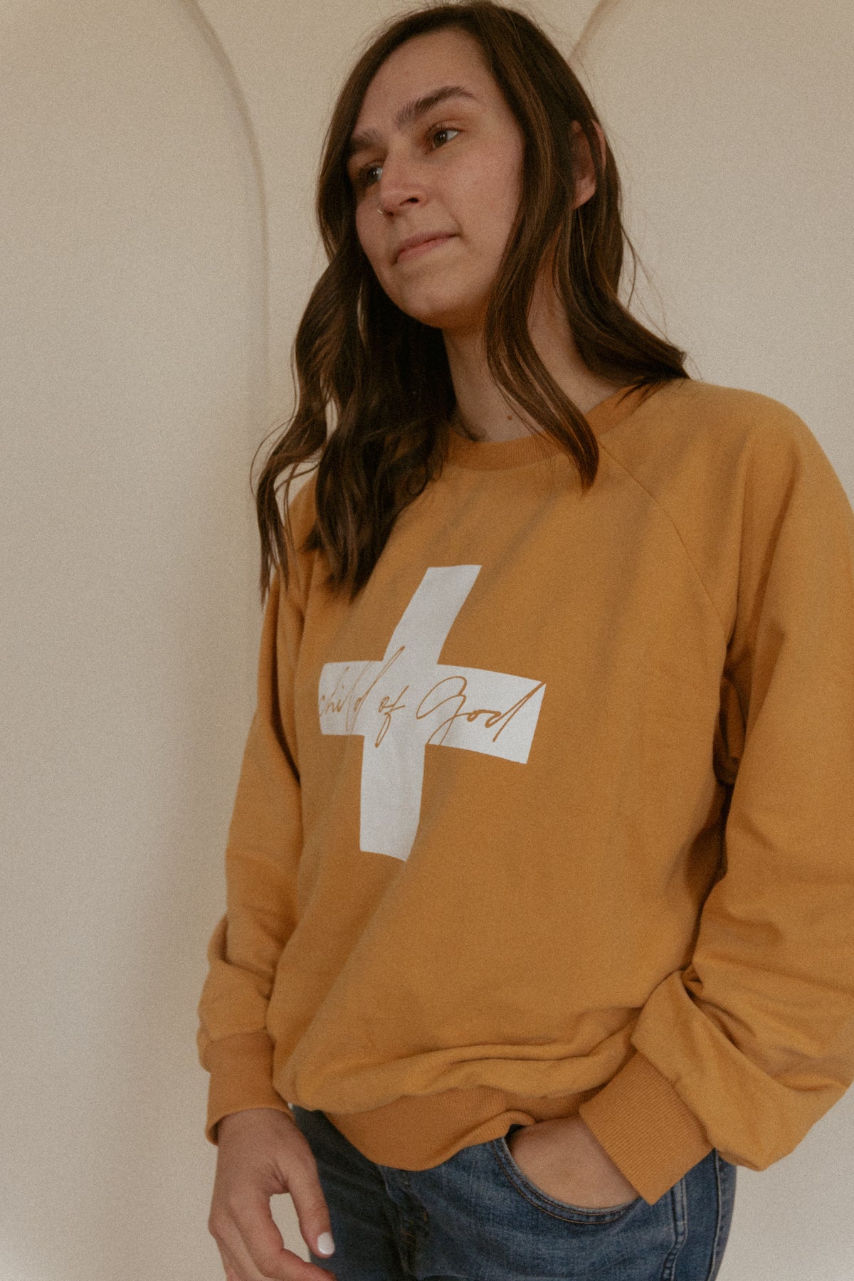 Child of God Adult Crewneck Sweater