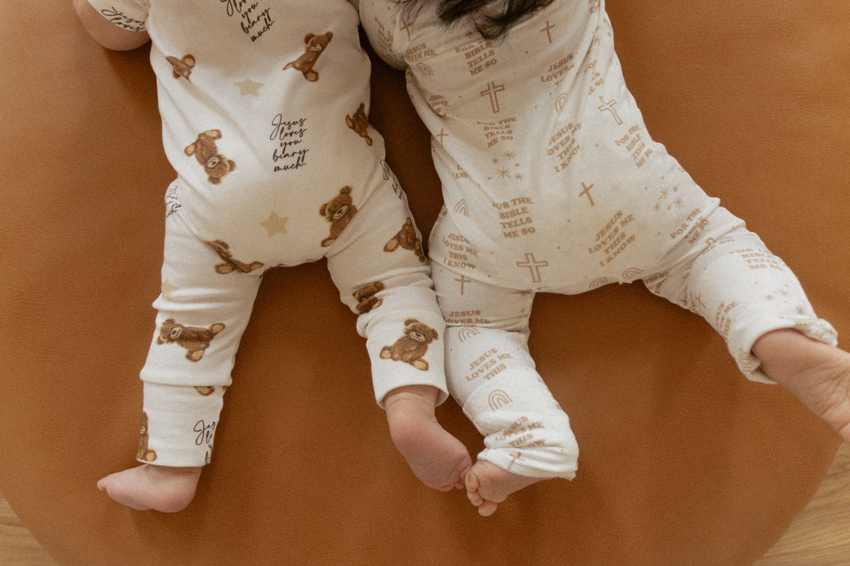 Jesus Loves You Beary Much Bear Jumpsuit