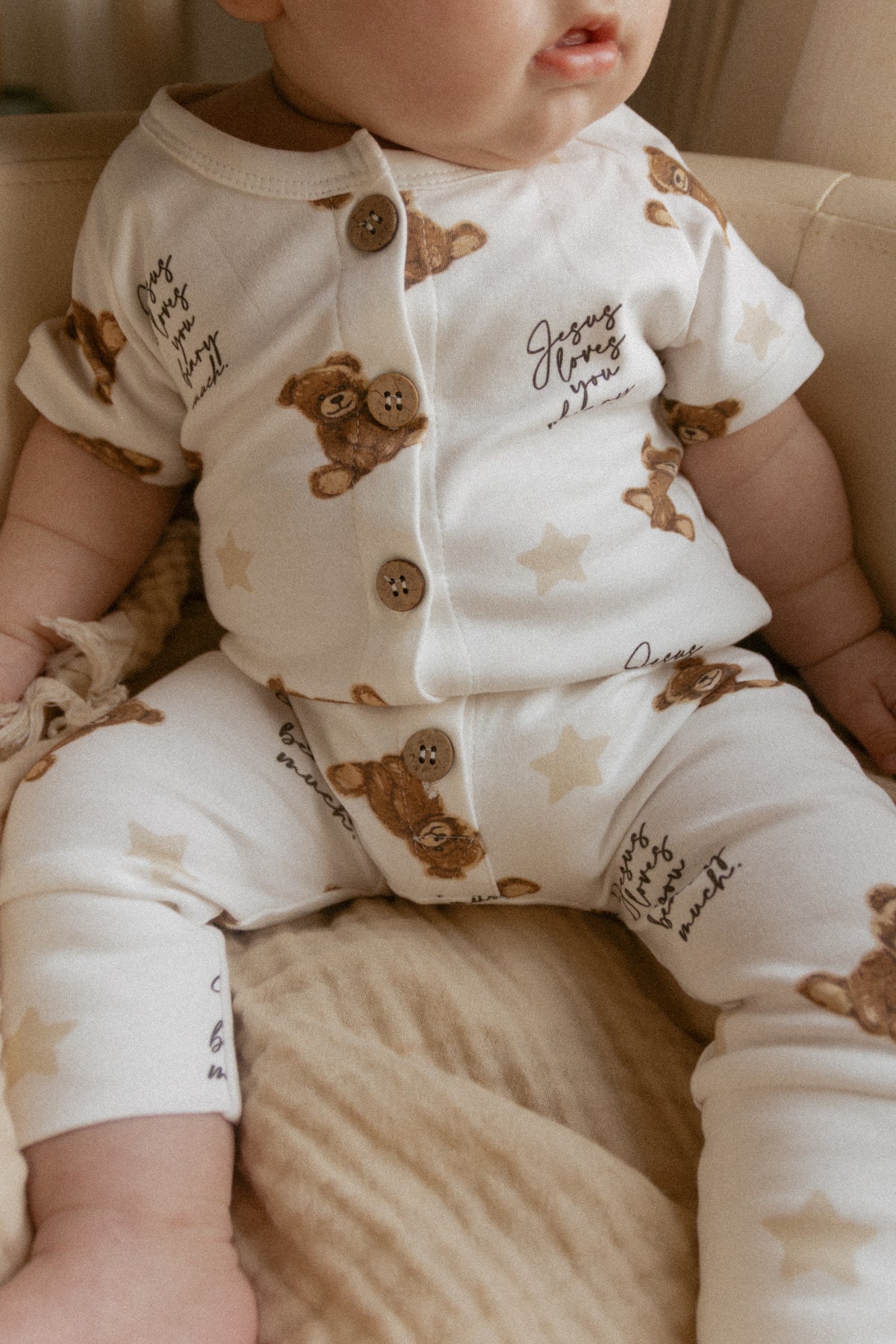 Jesus Loves You Beary Much Bear Jumpsuit