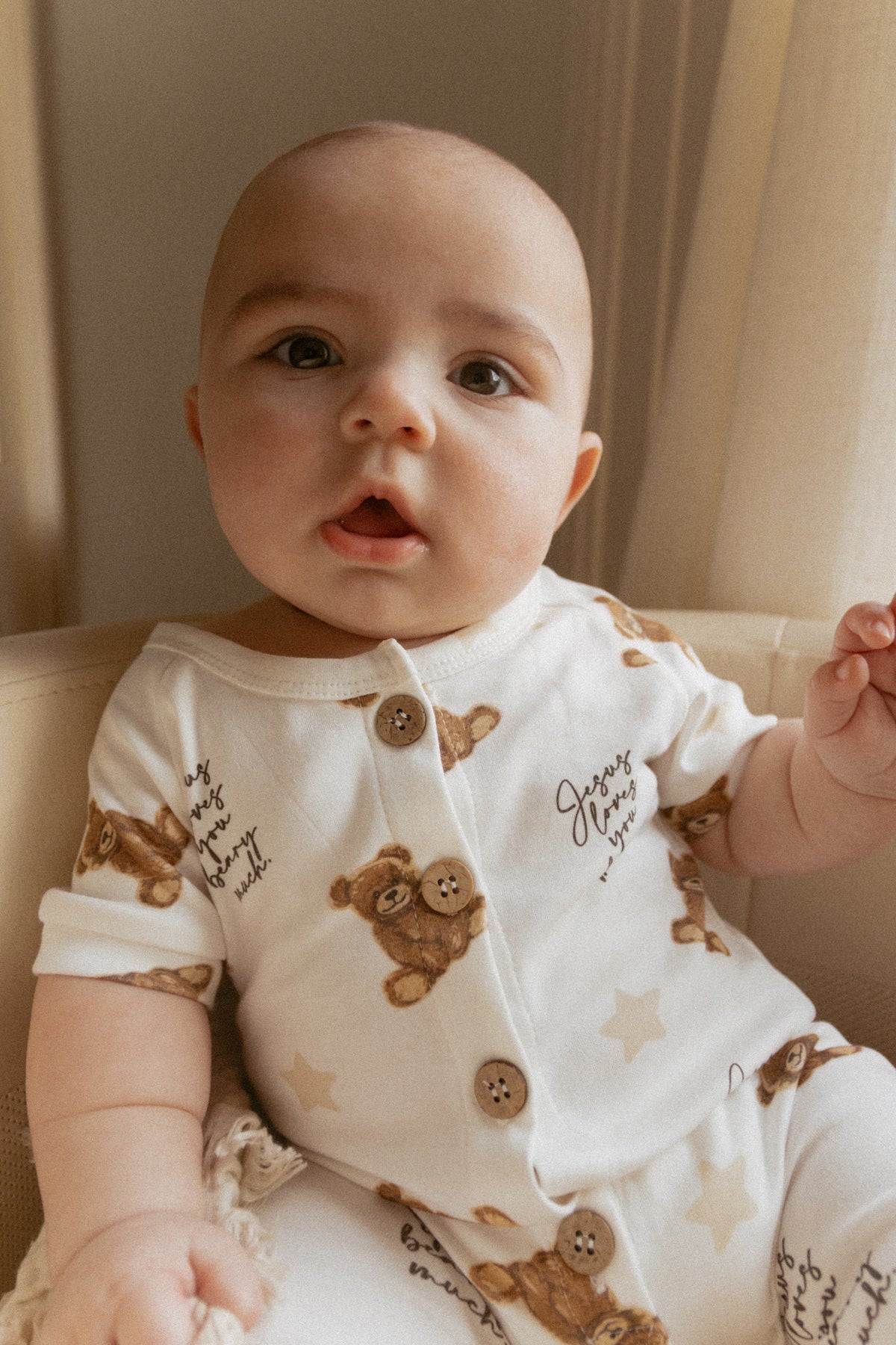 Jesus Loves You Beary Much Bear Jumpsuit