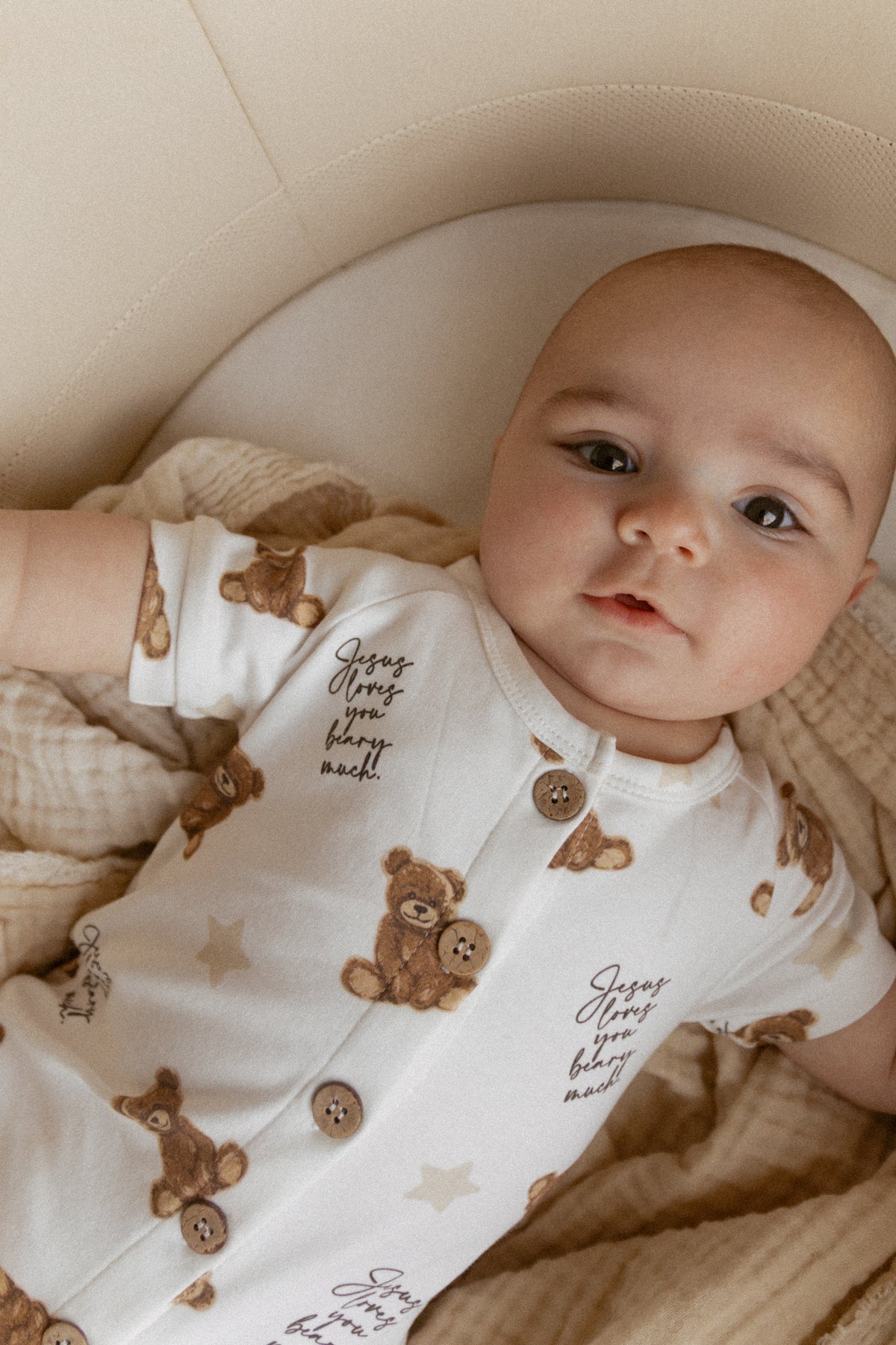 Jesus Loves You Beary Much Bear Jumpsuit