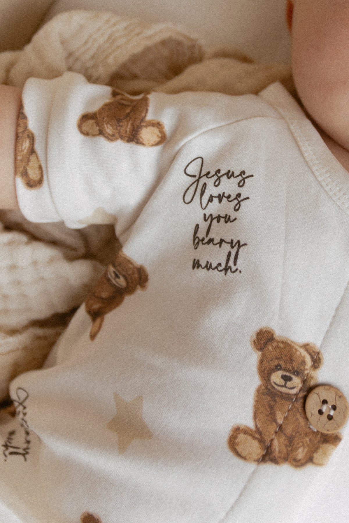 Jesus Loves You Beary Much Bear Jumpsuit