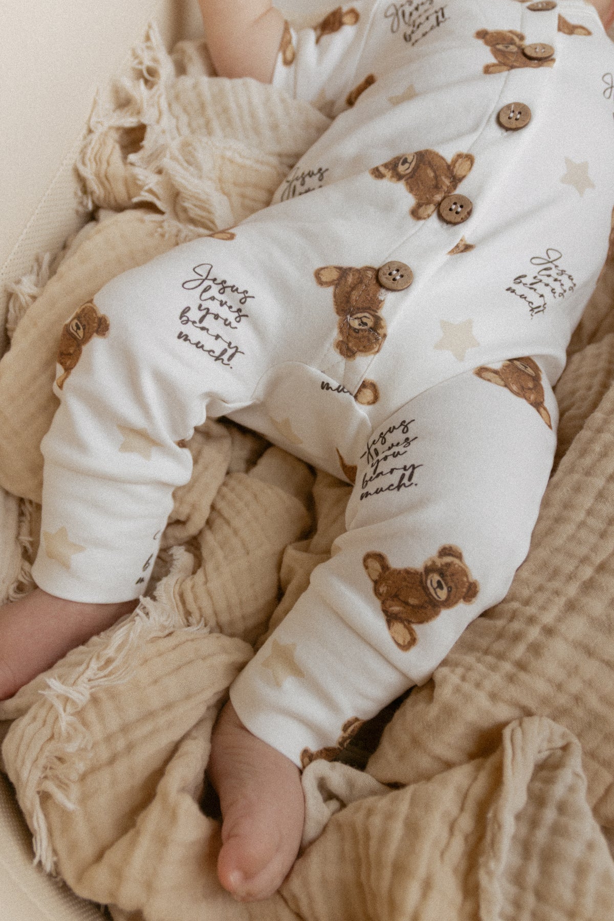 Jesus Loves You Beary Much Bear Jumpsuit