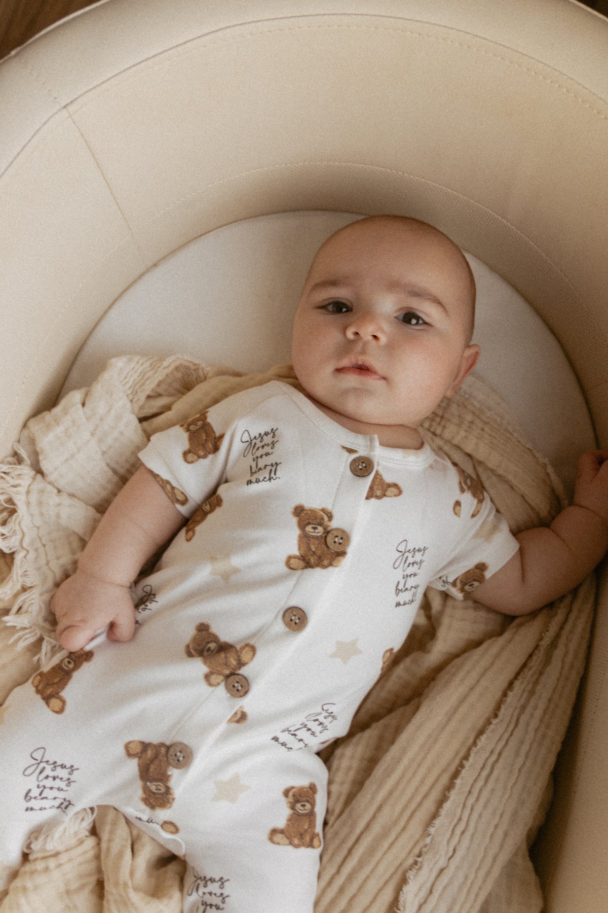 Jesus Loves You Beary Much Bear Jumpsuit