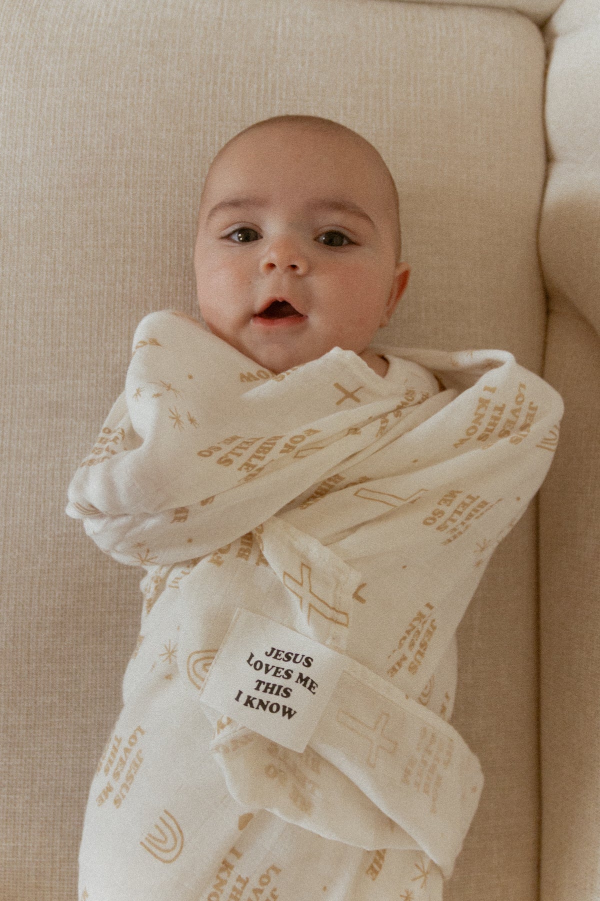 Jesus Loves Me This I Know Swaddle Blanket