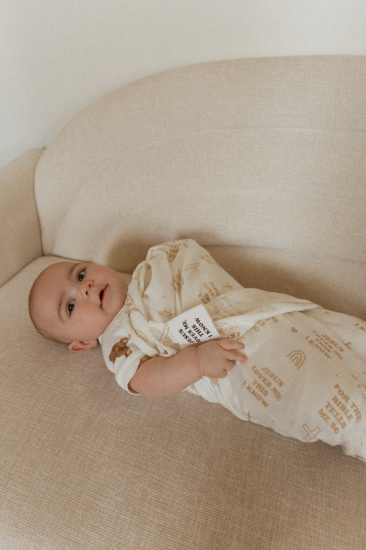 Jesus Loves Me This I Know Swaddle Blanket