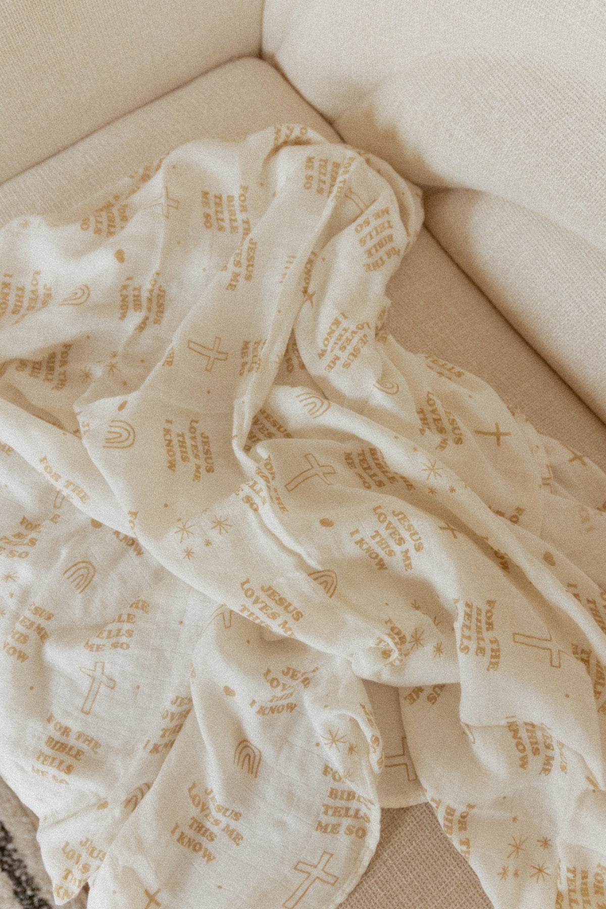 Jesus Loves Me This I Know Swaddle Blanket