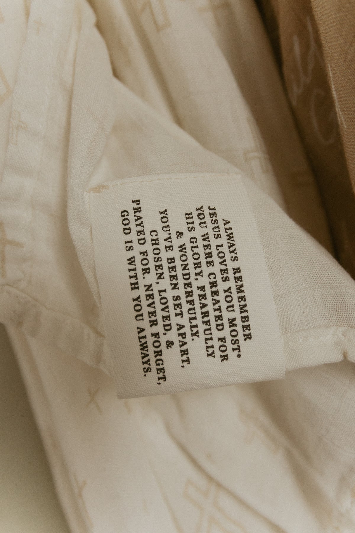 Corinthians Swaddle Blanket