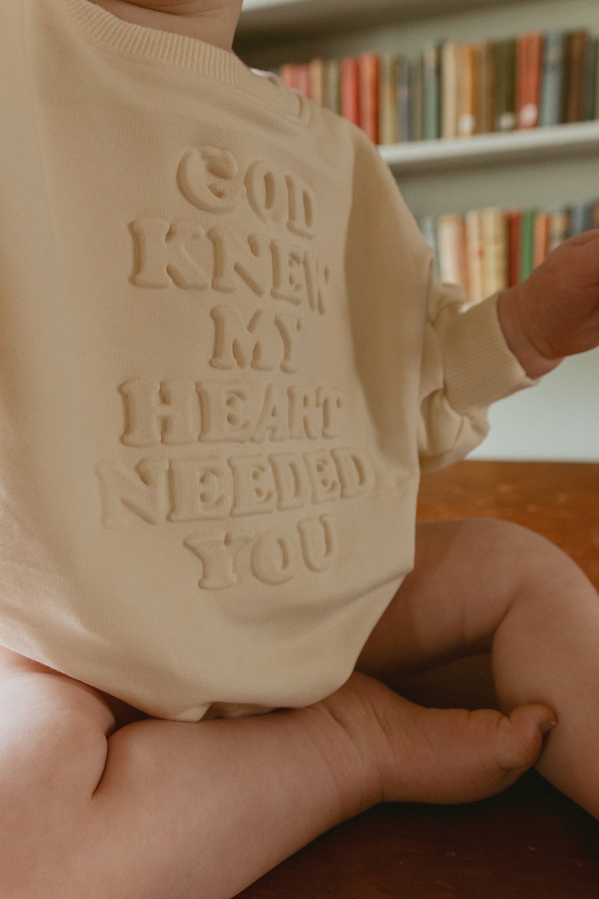 God Knew My Heart Needed You Bubble Jumpsuit