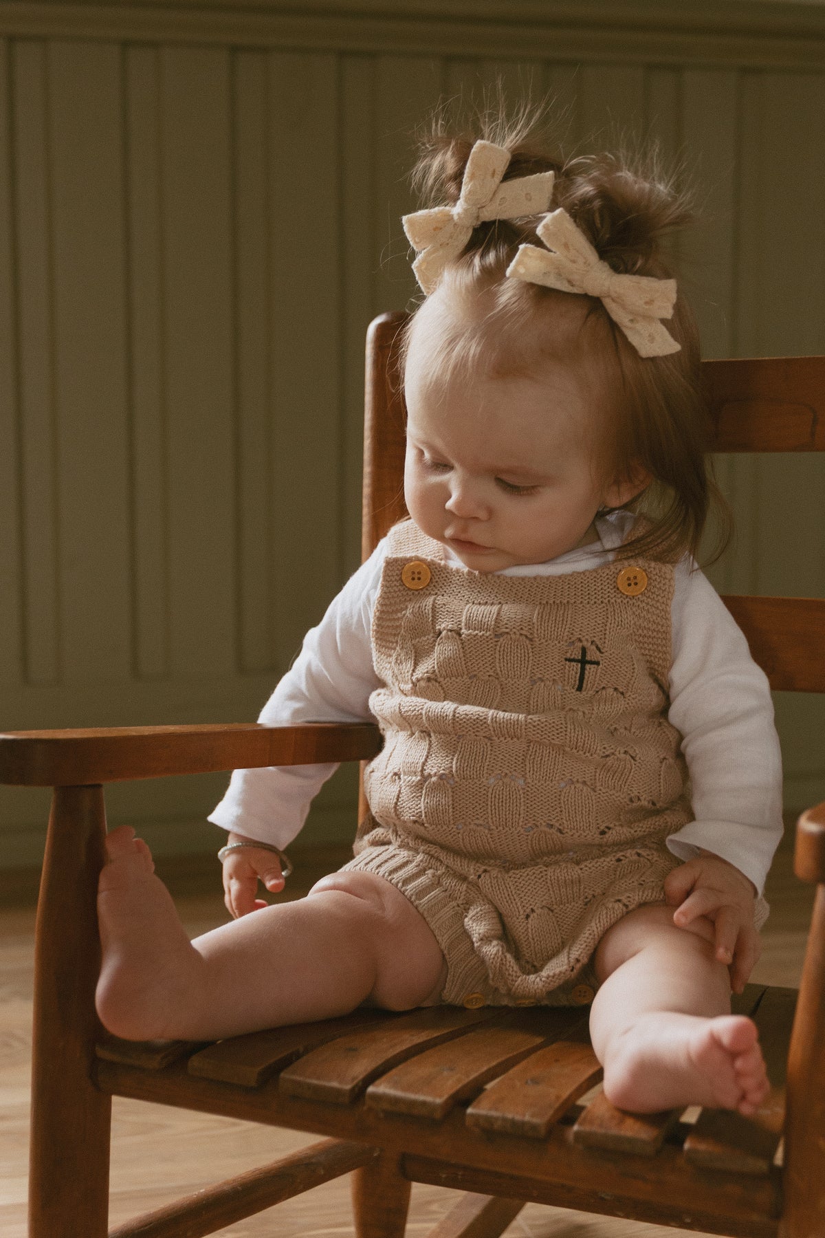 Sunday Morning Embroidered Romper