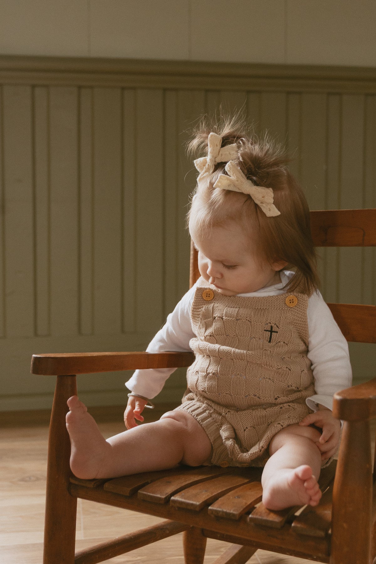 Sunday Morning Embroidered Romper