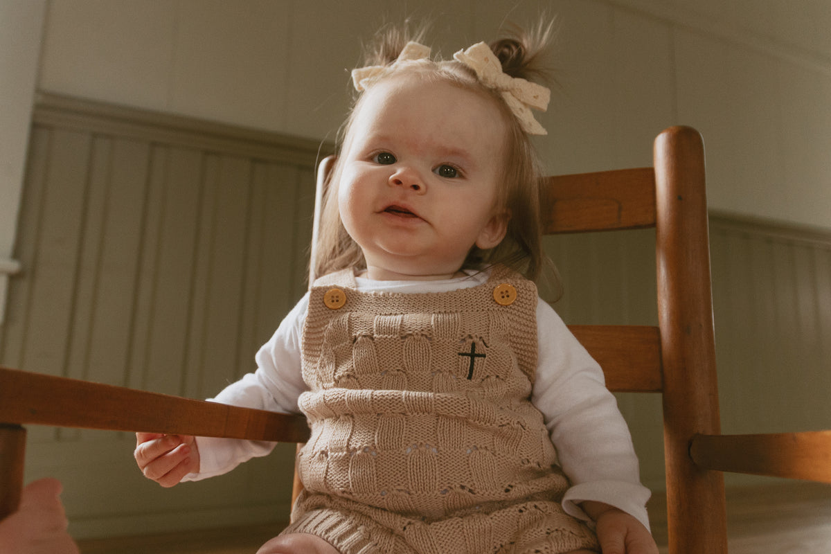 Sunday Morning Embroidered Romper