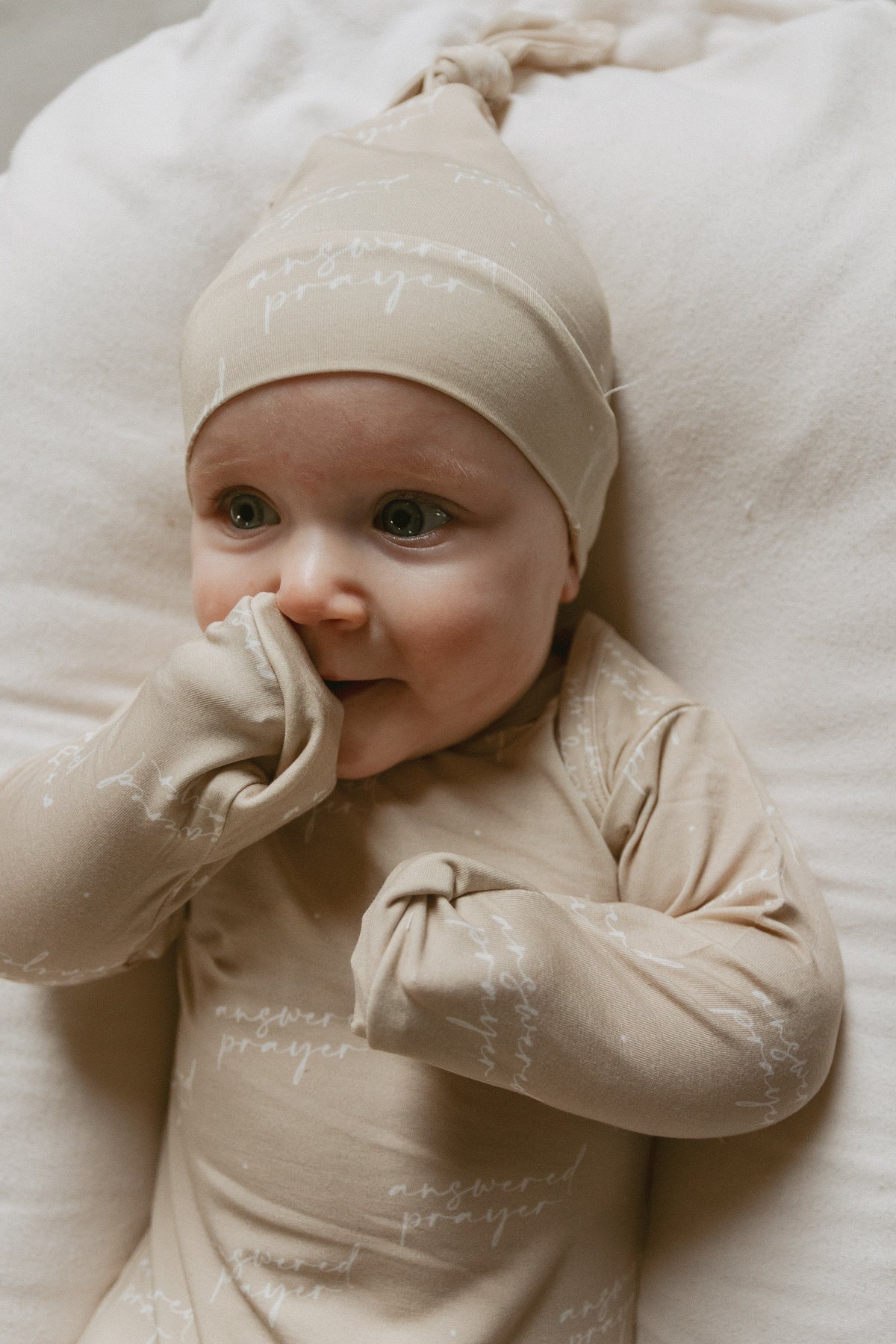 Answered Prayer Bamboo Gown & Matching Beanie