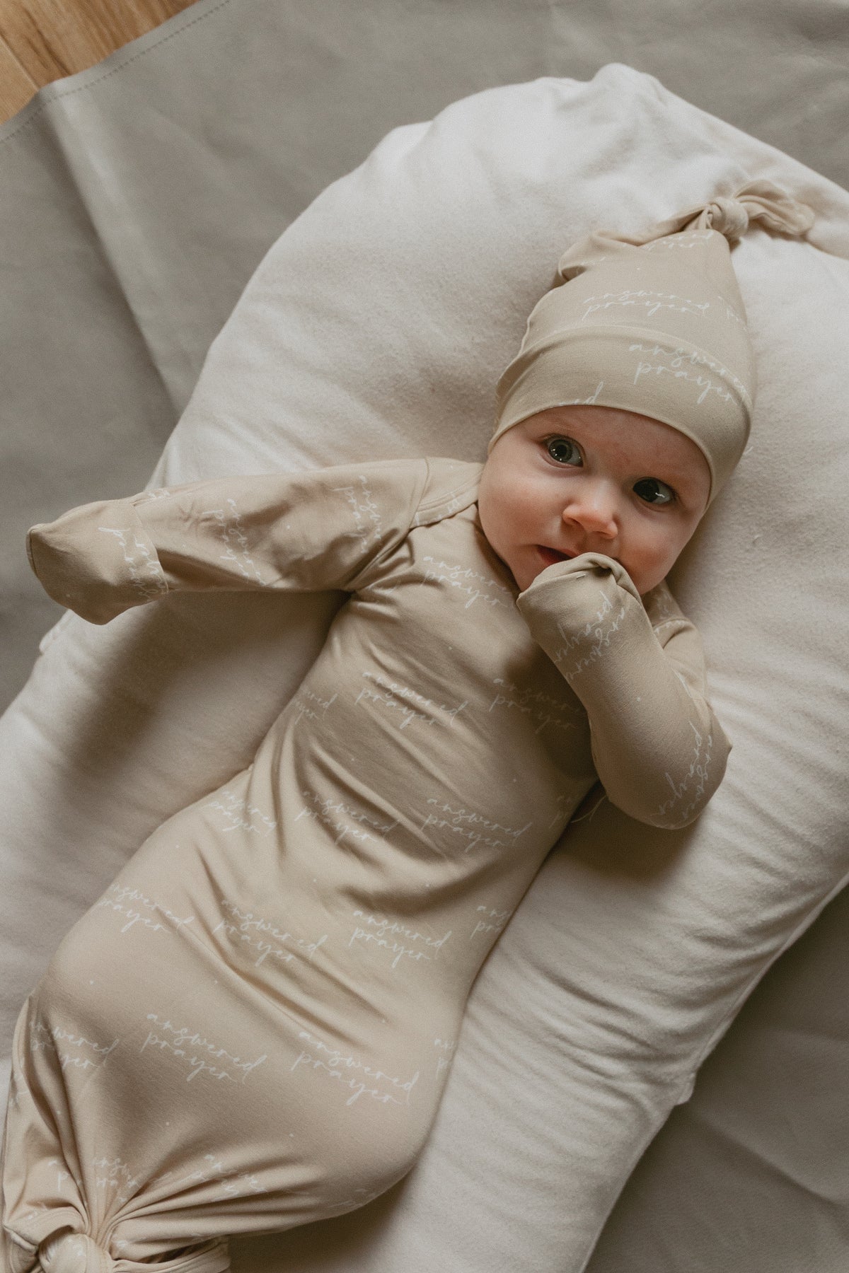 Answered Prayer Bamboo Gown & Matching Beanie